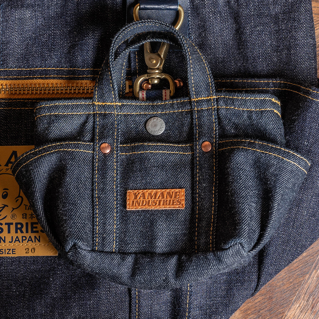 Lot.9023 Denim Zip Tool Bag with Pouch 20"