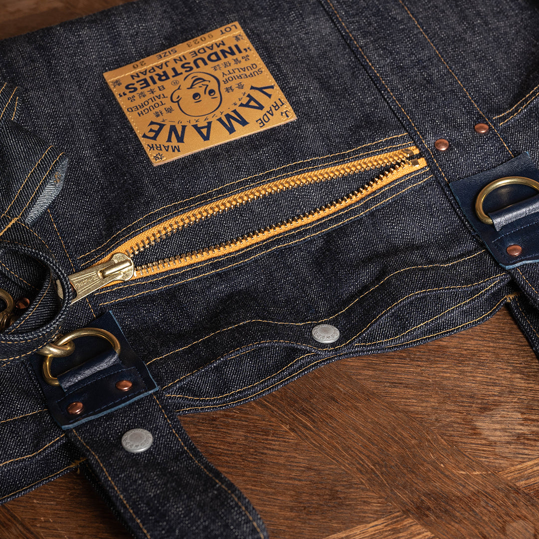 Lot.9023 Denim Zip Tool Bag with Pouch 20"