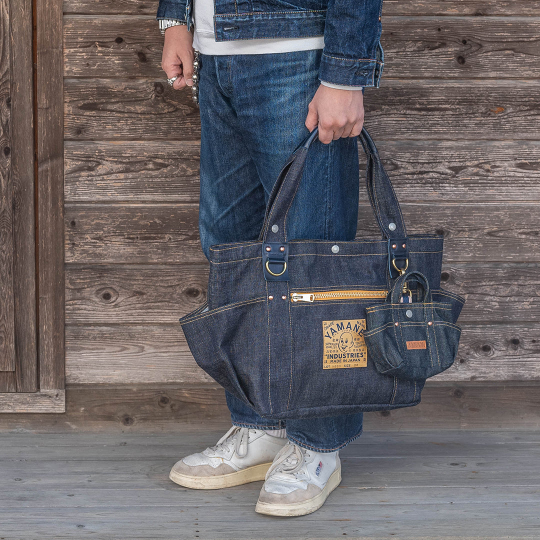 Lot.9023 Denim Zip Tool Bag with Pouch 20"