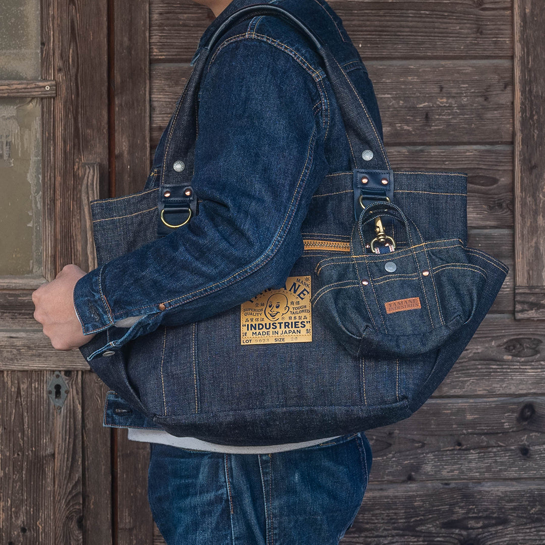 Lot.9023 Denim Zip Tool Bag with Pouch 20"