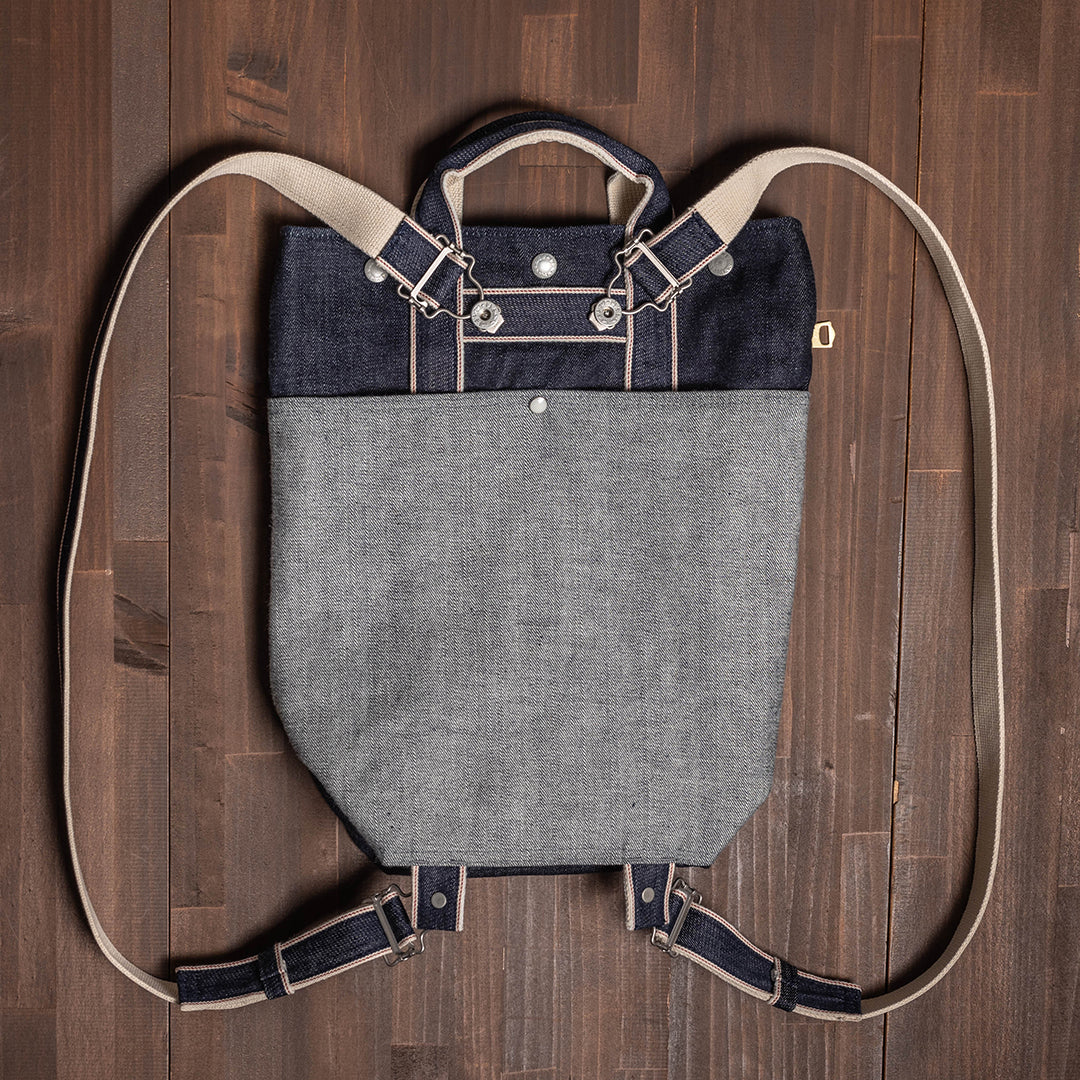 Lot.9025 Denim Zip Backpack 13"