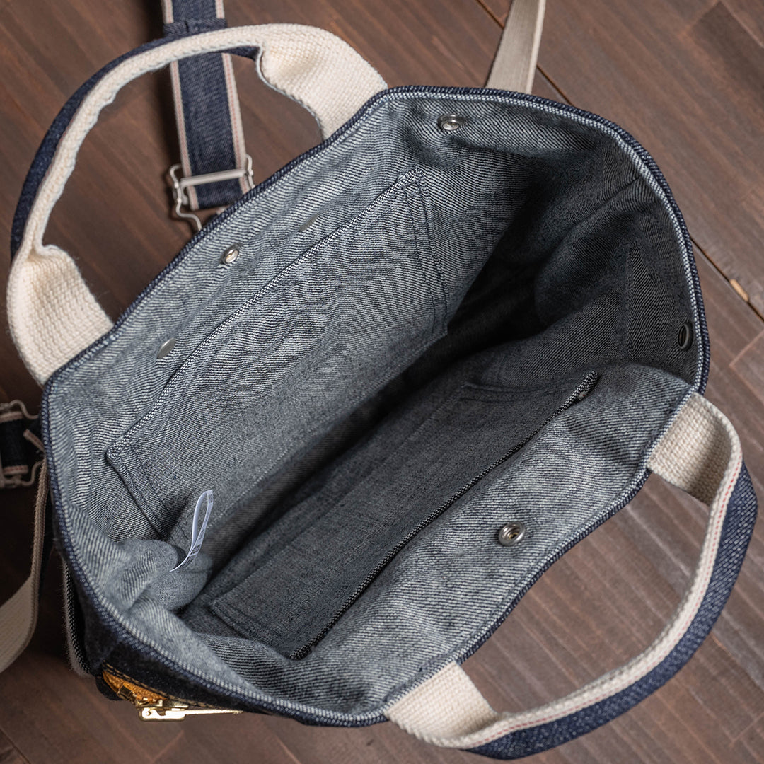 Lot.9025 Denim Zip Backpack 13"