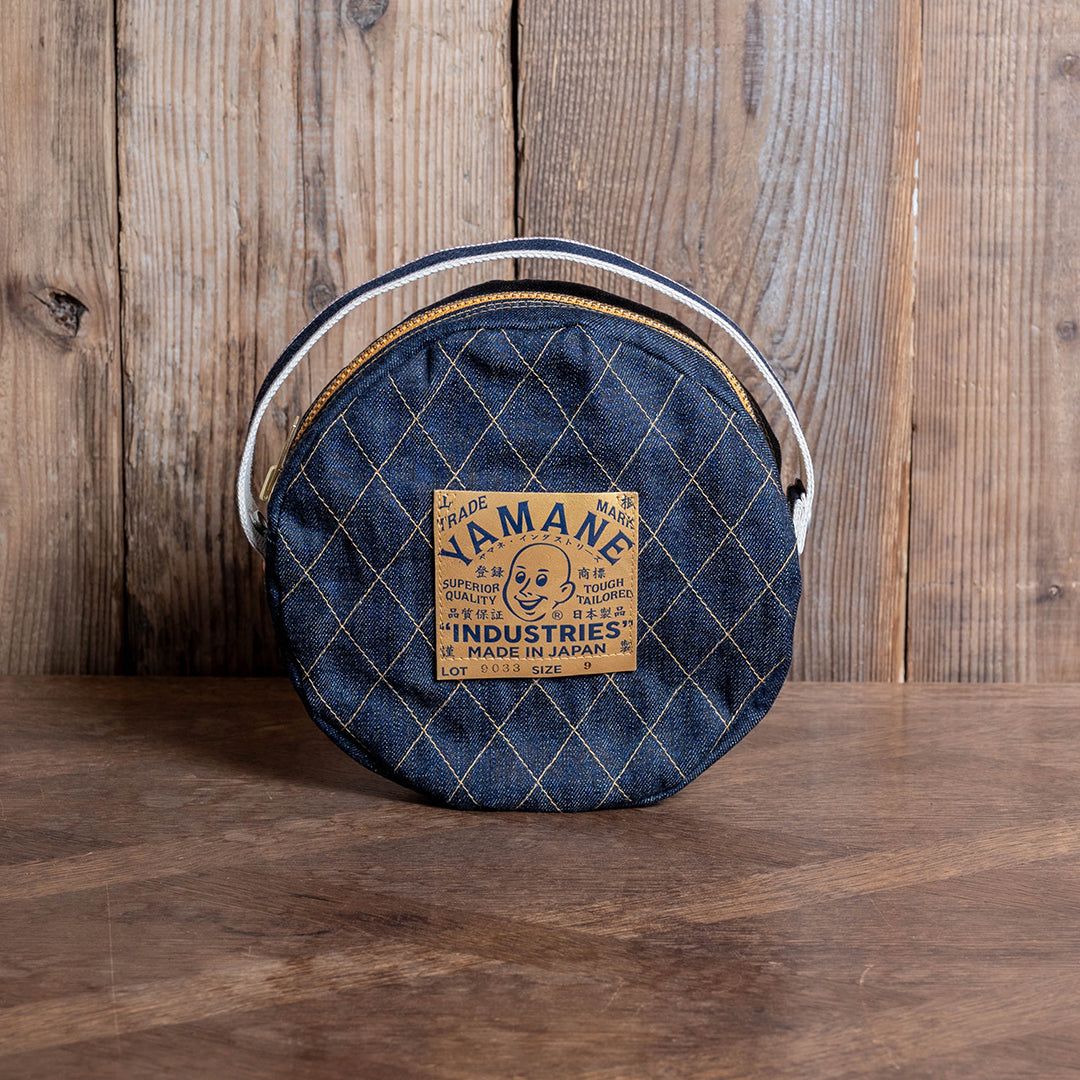 Lot.9033 Denim Circular Mini Bag 9"