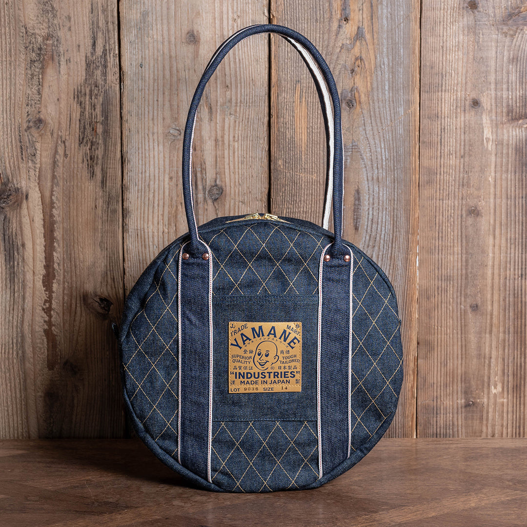 Lot.9036 Denim Circular Tote 14"