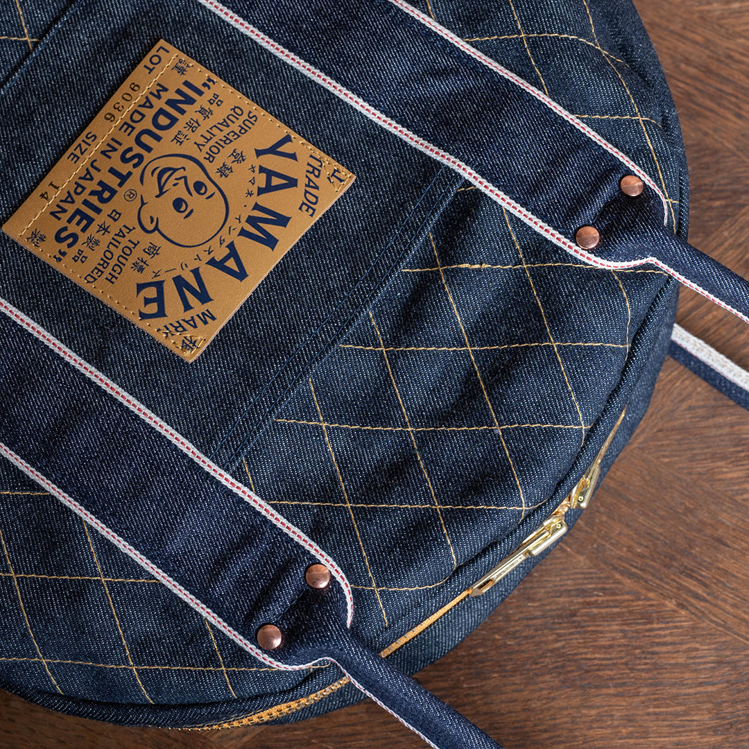 Lot.9036 Denim Circular Tote 14"