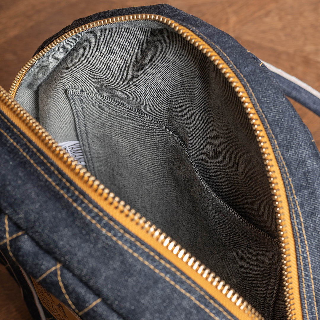 Lot.9036 Denim Circular Tote 14"