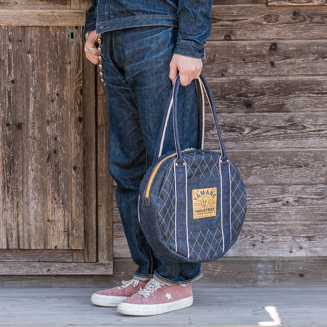 Lot.9036 Denim Circular Tote 14"