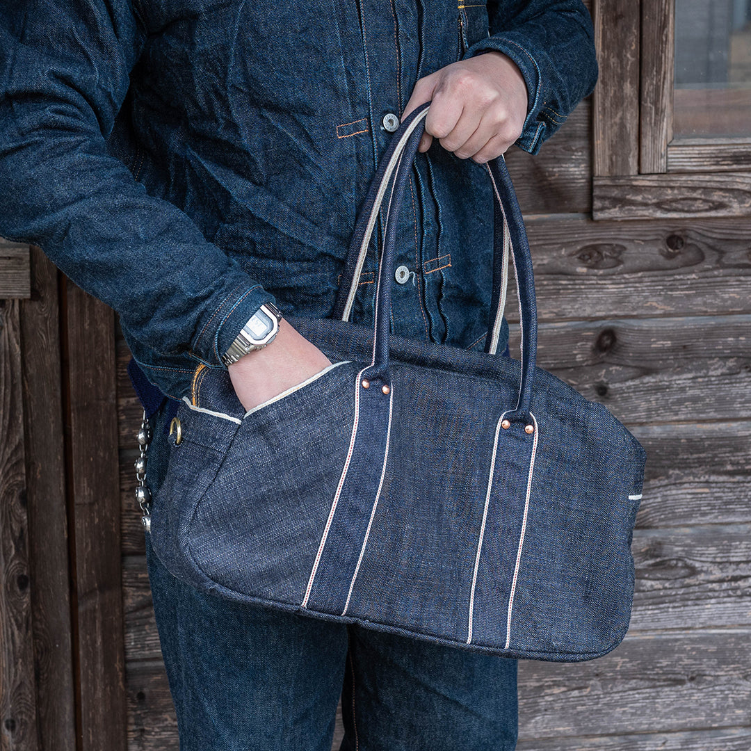 Lot.9040 Denim Sports Bag 20" (No Leather Label)