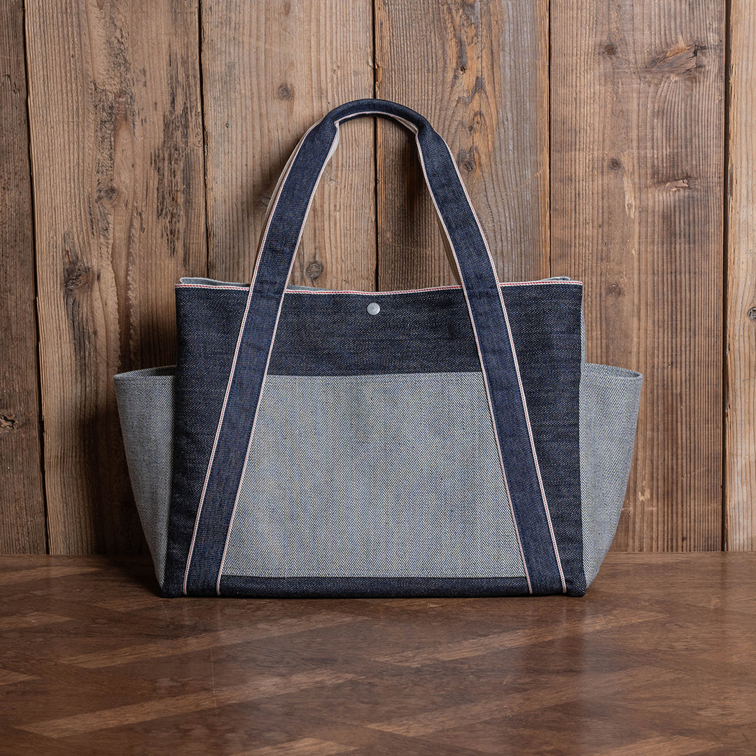 Lot.9045 "Onigawara" Denim Tote Bag 20"