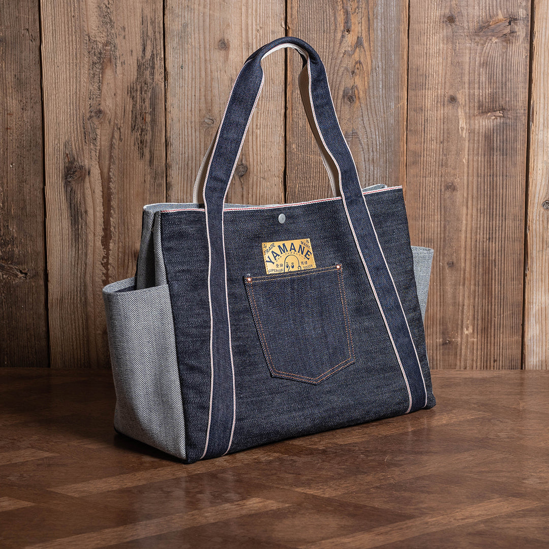 Lot.9045 "Onigawara" Denim Tote Bag 20"