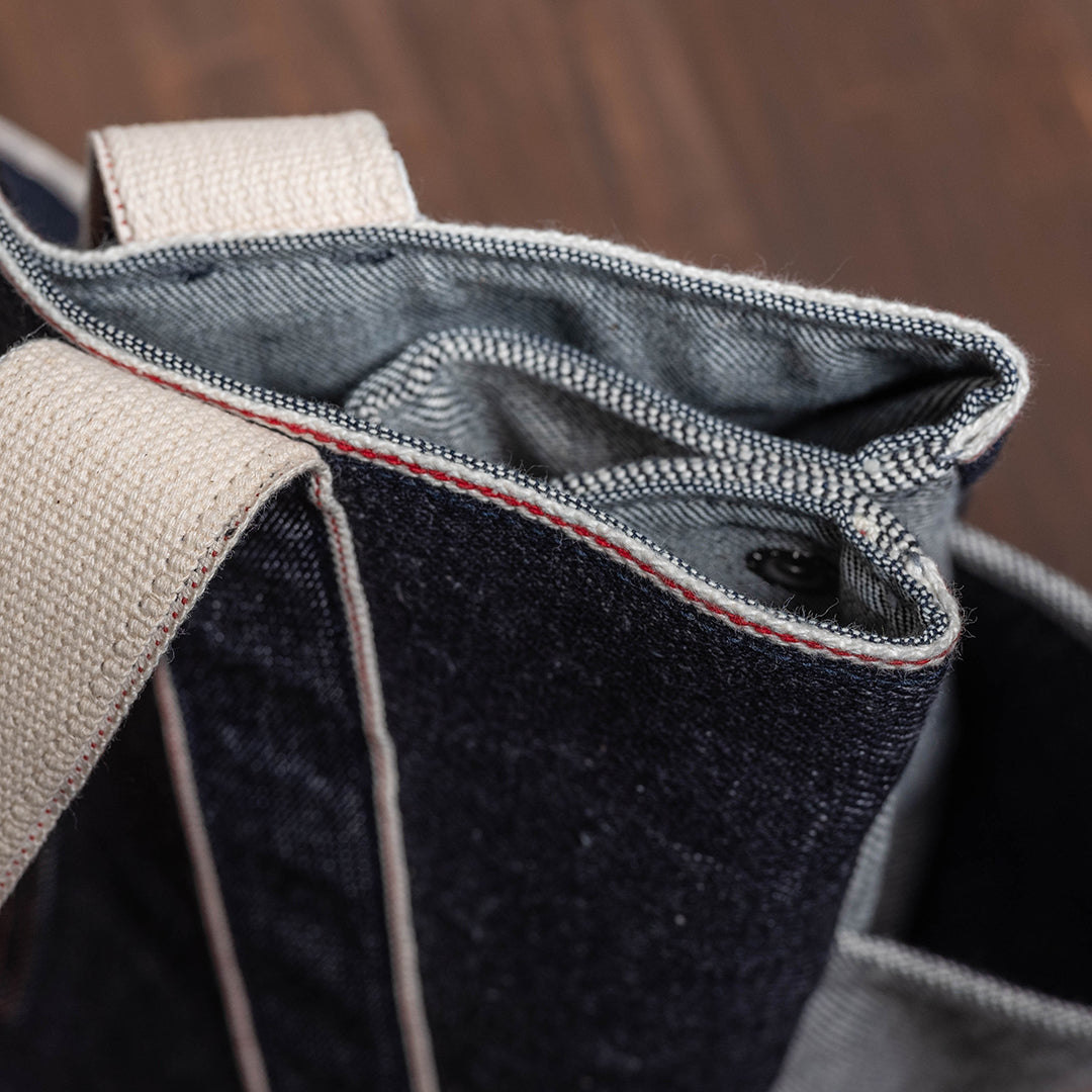 Lot.9045 "Onigawara" Denim Tote Bag 20"