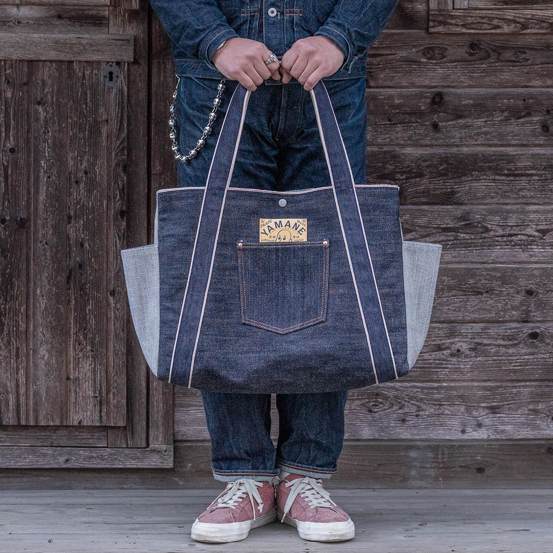 Lot.9045 "Onigawara" Denim Tote Bag 20"