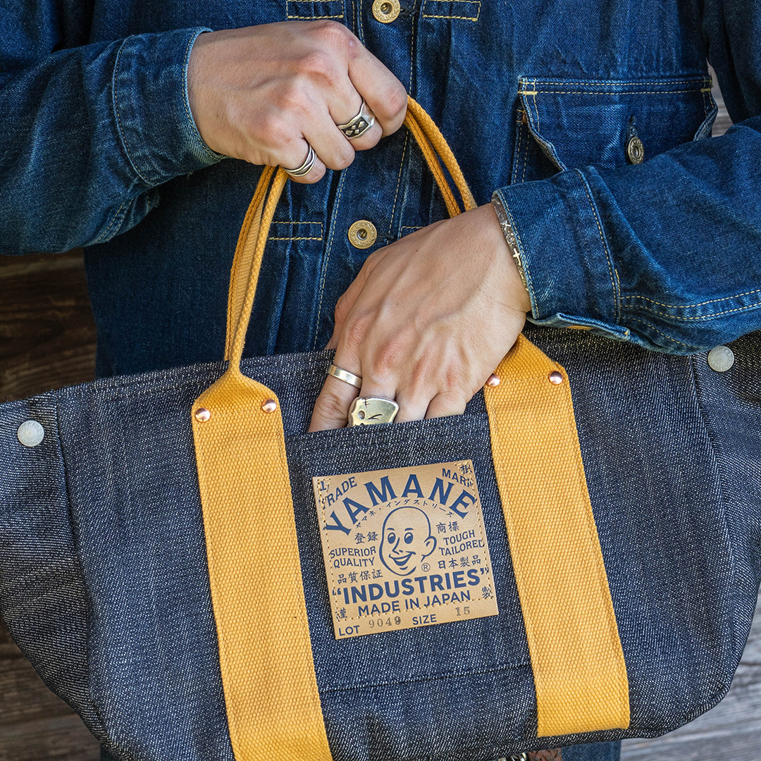Lot.9049 Denim Zip Cover Tote 15"