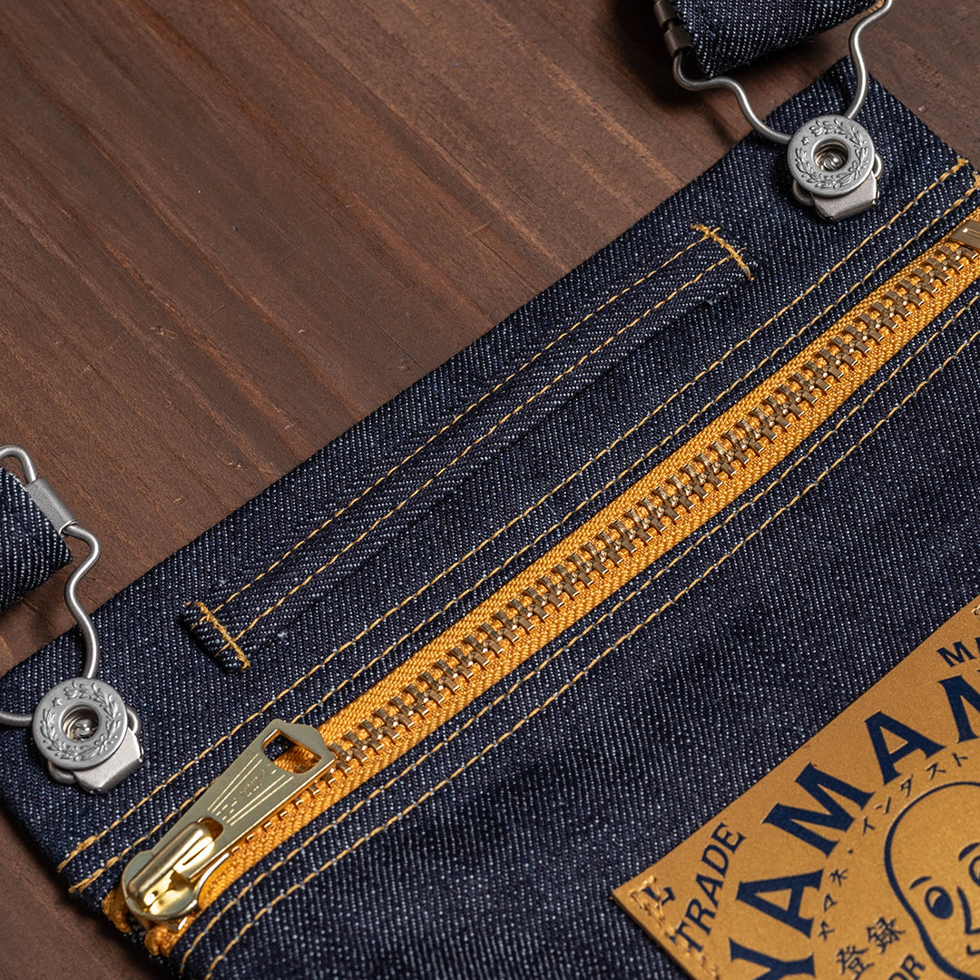 Lot.9111 Denim Zip Shoulder Bag 9"
