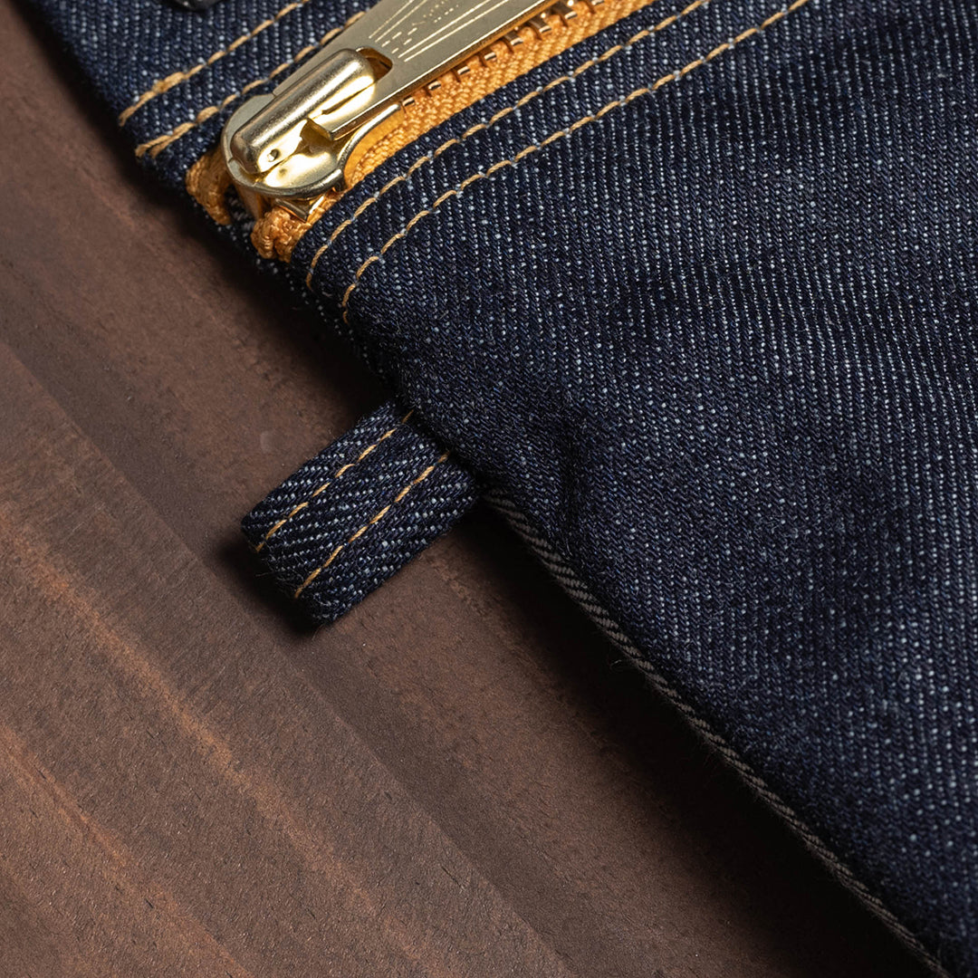 Lot.9111 Denim Zip Shoulder Bag 9"