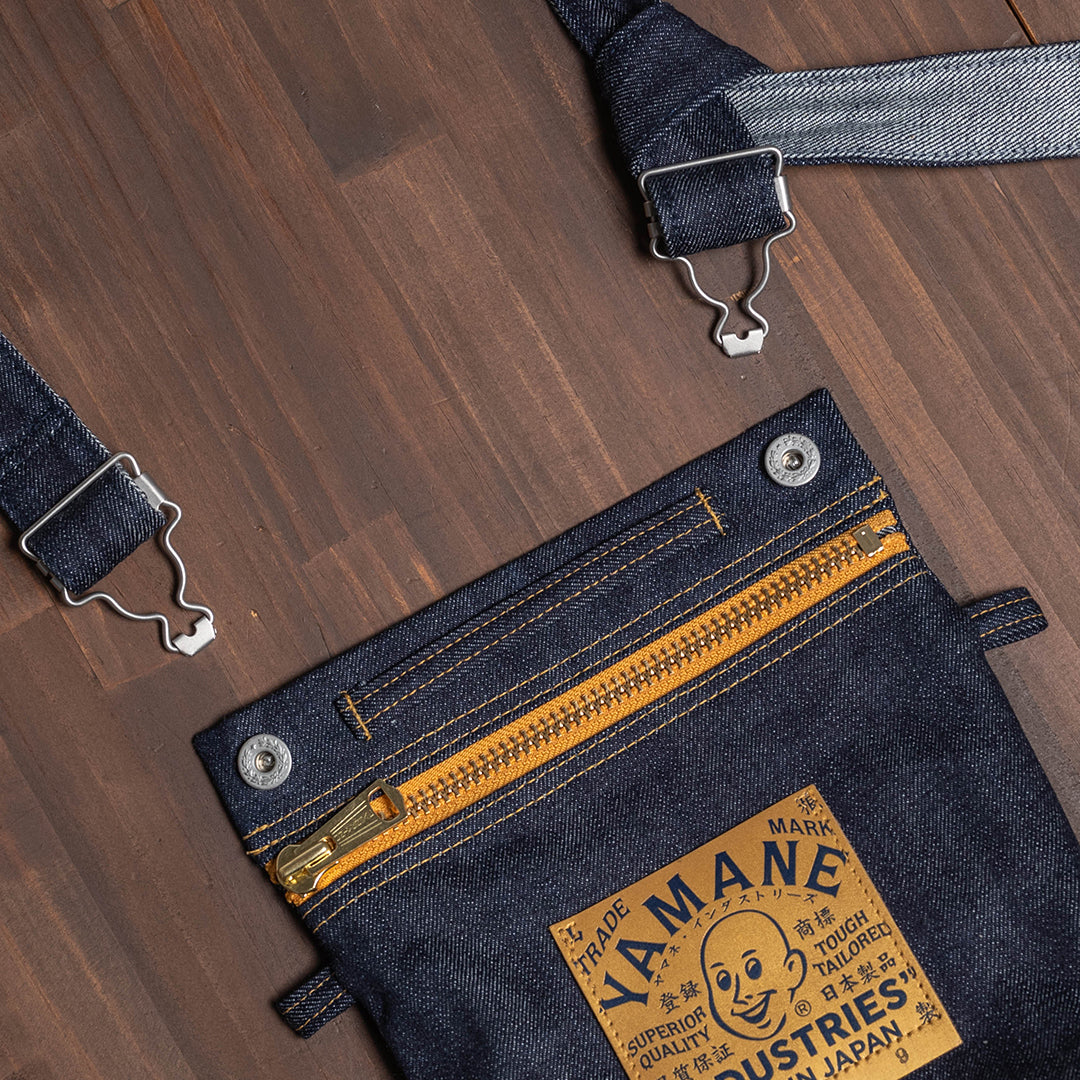 Lot.9111 Denim Zip Shoulder Bag 9"