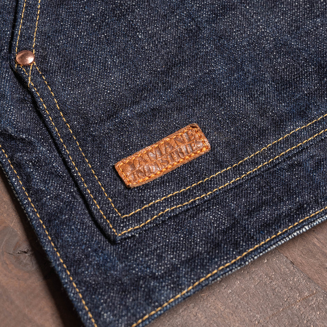 Lot.9301 Denim Two Pockets Stole 70"