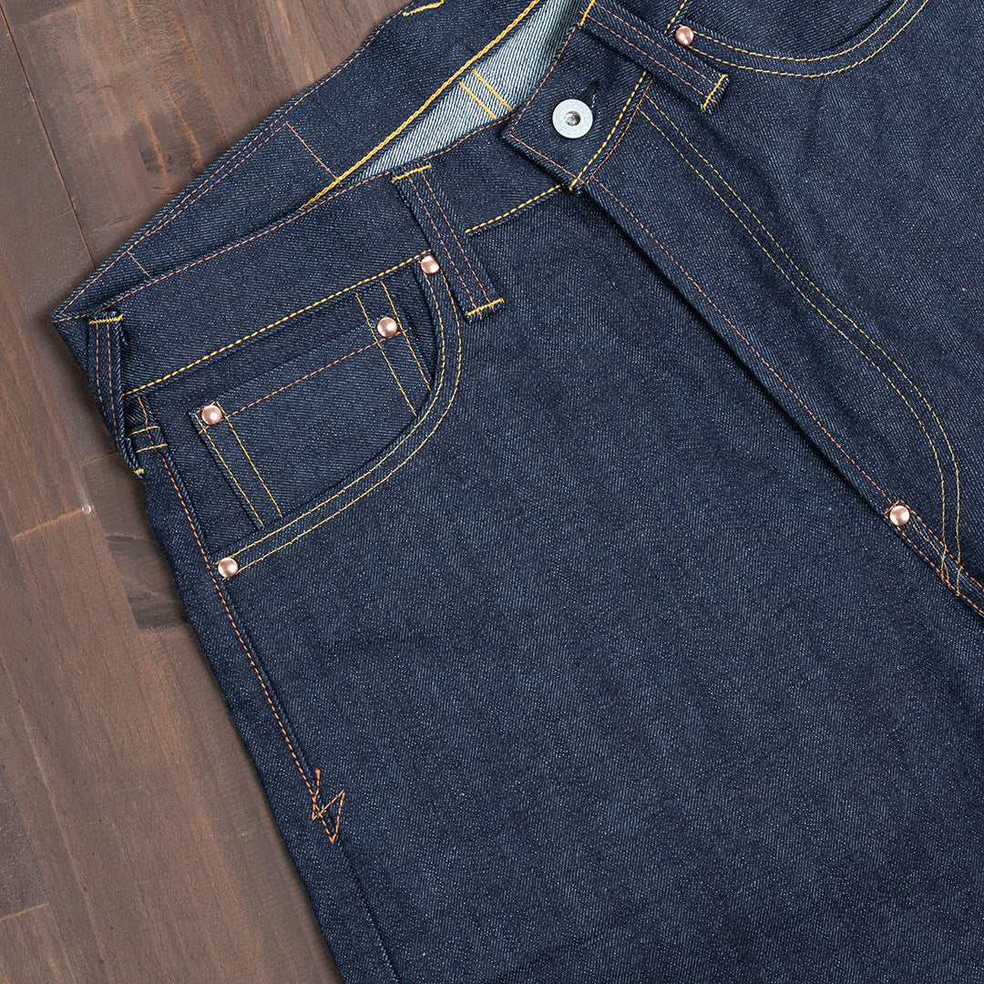 Lot.1920 No.2 Regular Tapered Fit Jeans with Modern Denim (Raw and Rigid) [Regular Tapered/Modern Denim/Non-Wash]