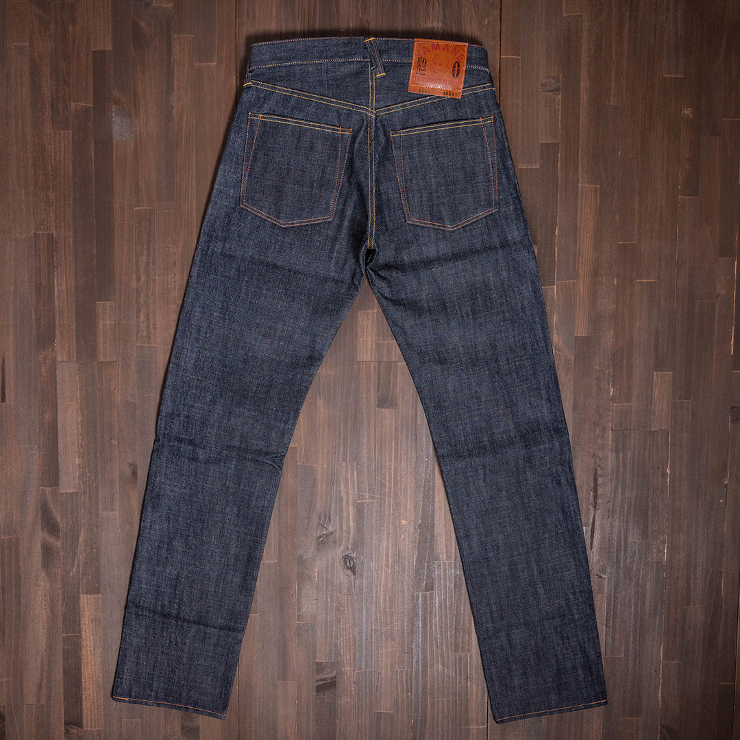 Lot.1990 No.0 Regular Straight Fit Jeans with Heavy-Slub Artistic Denim (Washed)【レギュラーストレート／ヘビースラブ／アーティスティックデニム／ワンウォッシュ】