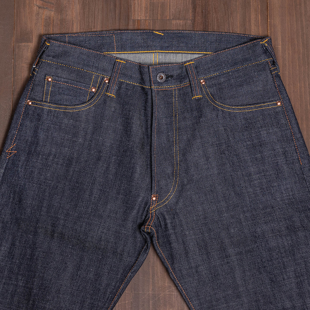 Lot.1990 No.0 Regular Straight Fit Jeans with Heavy-Slub Artistic Denim (Washed)【レギュラーストレート／ヘビースラブ／アーティスティックデニム／ワンウォッシュ】