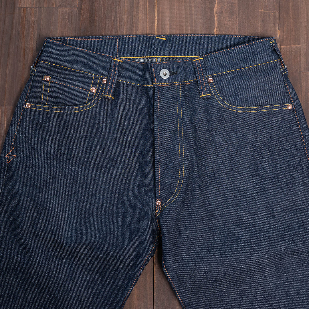 Lot.1990 No.1 Regular Straight Fit Jeans with Heritage Denim (Washed) [Regular Straight/Heritage Denim/One Wash]