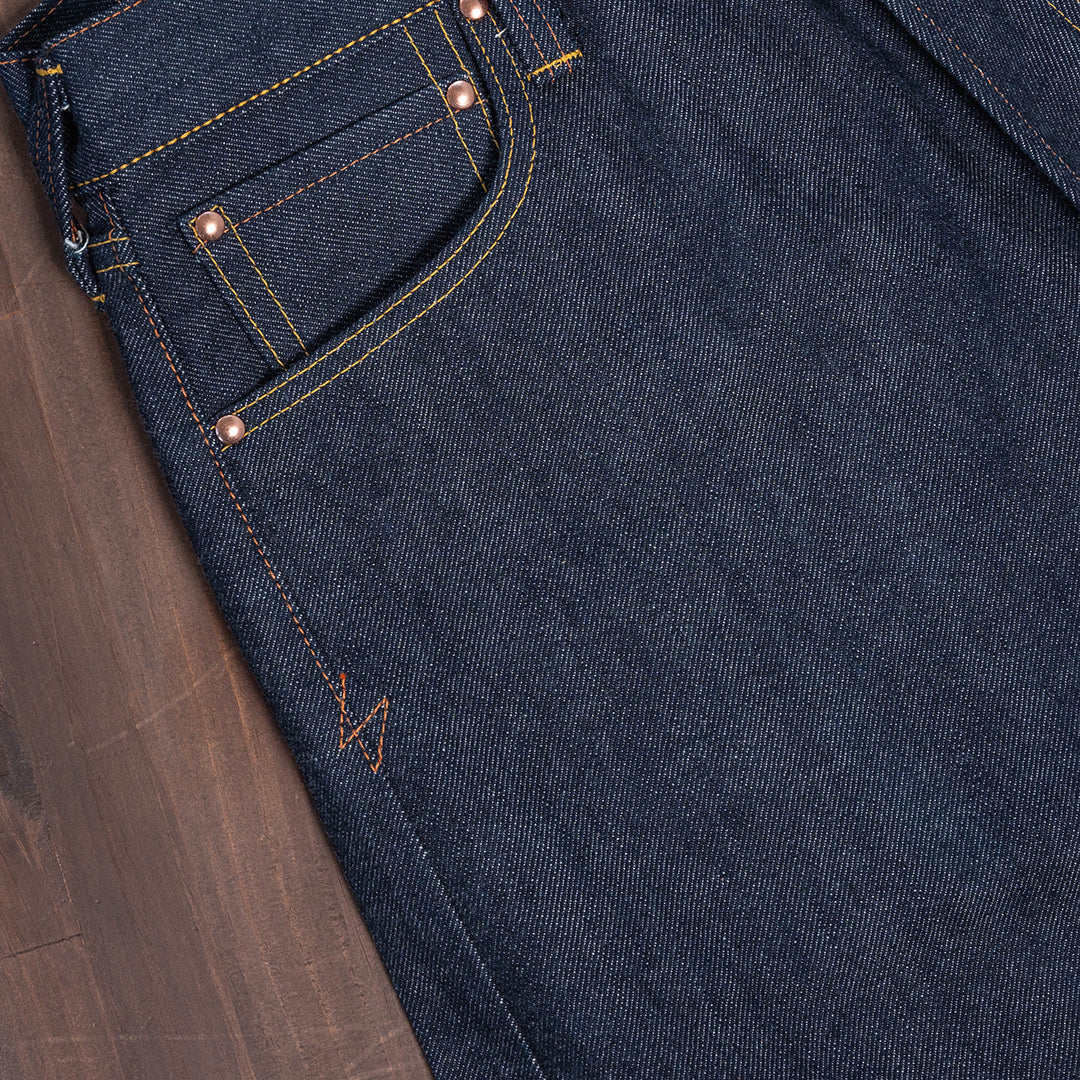 Lot.1990 No.1 Regular Straight Fit Jeans with Heritage Denim (Raw and Rigid) [Regular Straight/Heritage Denim/Non-Wash]