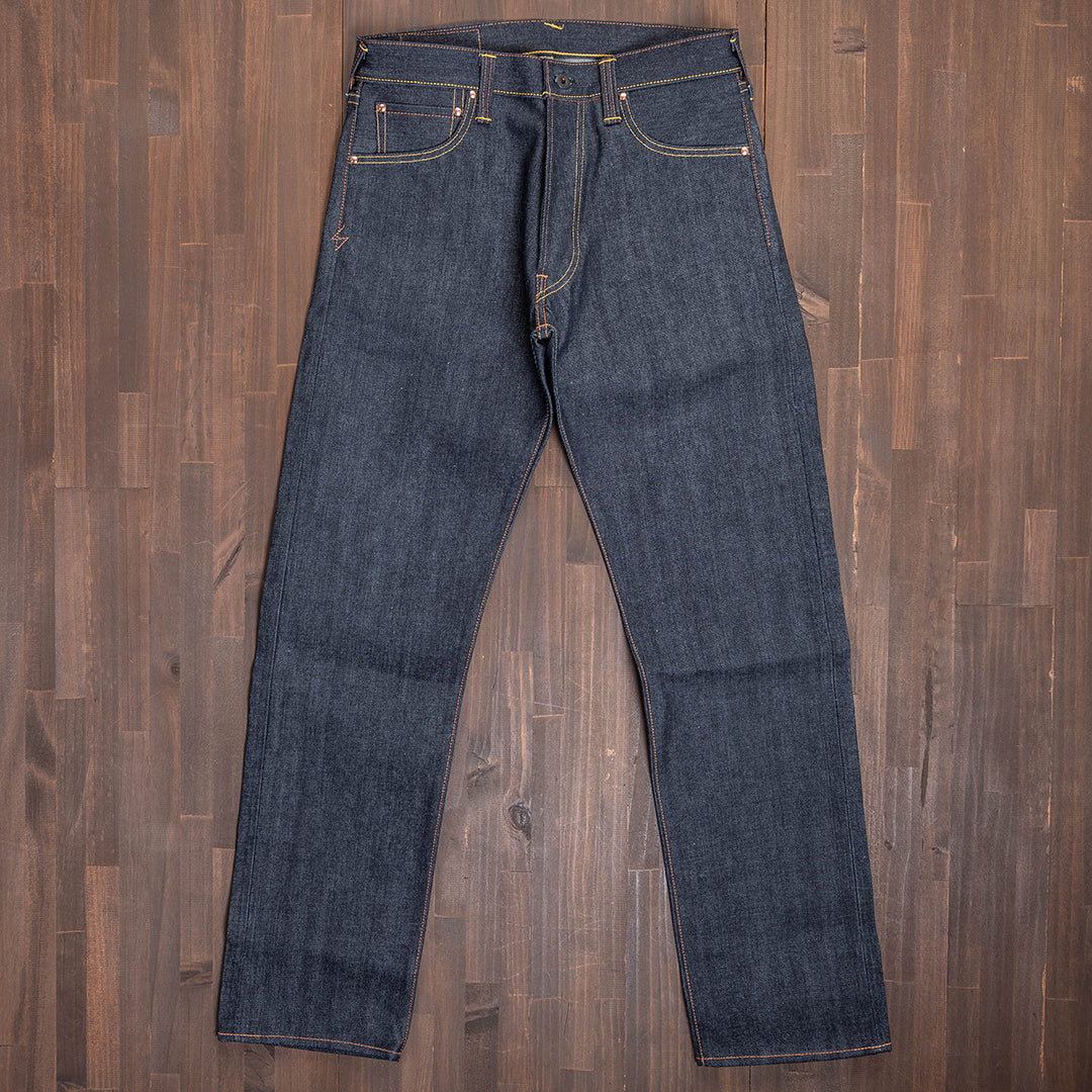 【限定生産】Lot.1990 "Ginjyo" Regular Straight Fit Jeans with 15oz Heavy Wgt Denim (Washed) 【レギュラーストレート／吟醸／15oz／ヘビーウェイトデニム／ワンウォッシュ】
