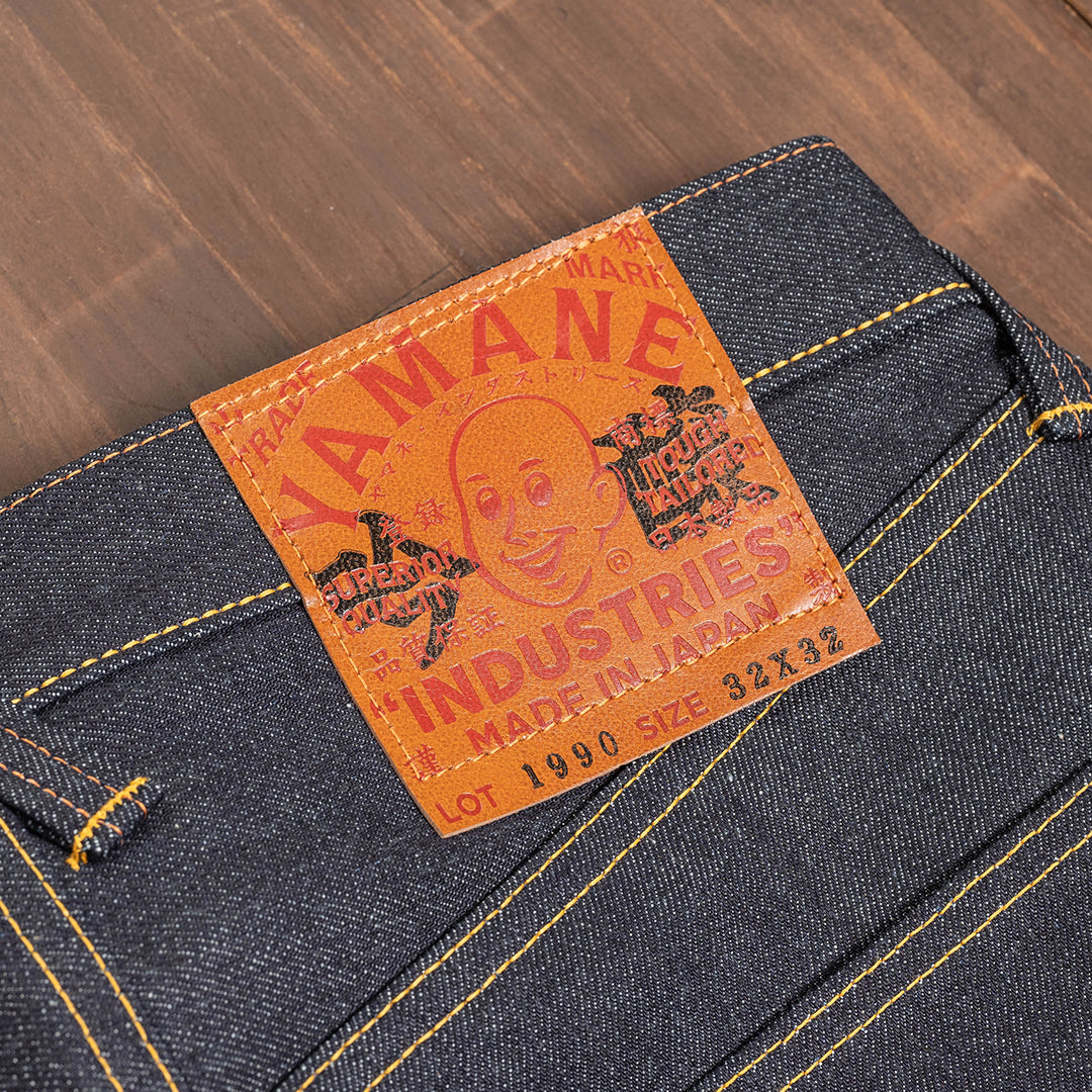 【限定生産】Lot.1990 "Ginjyo" Regular Straight Fit Jeans with 15oz Heavy Wgt Denim (Washed) 【レギュラーストレート／吟醸／15oz／ヘビーウェイトデニム／ワンウォッシュ】