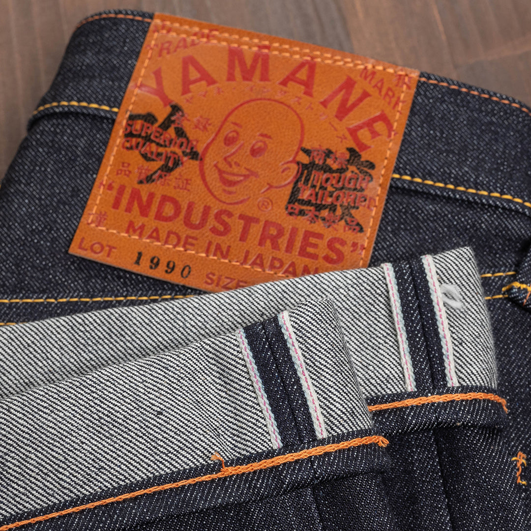 【限定生産】Lot.1990 "Ginjyo" Regular Straight Fit Jeans with 15oz Heavy Wgt Denim (Washed) 【レギュラーストレート／吟醸／15oz／ヘビーウェイトデニム／ワンウォッシュ】