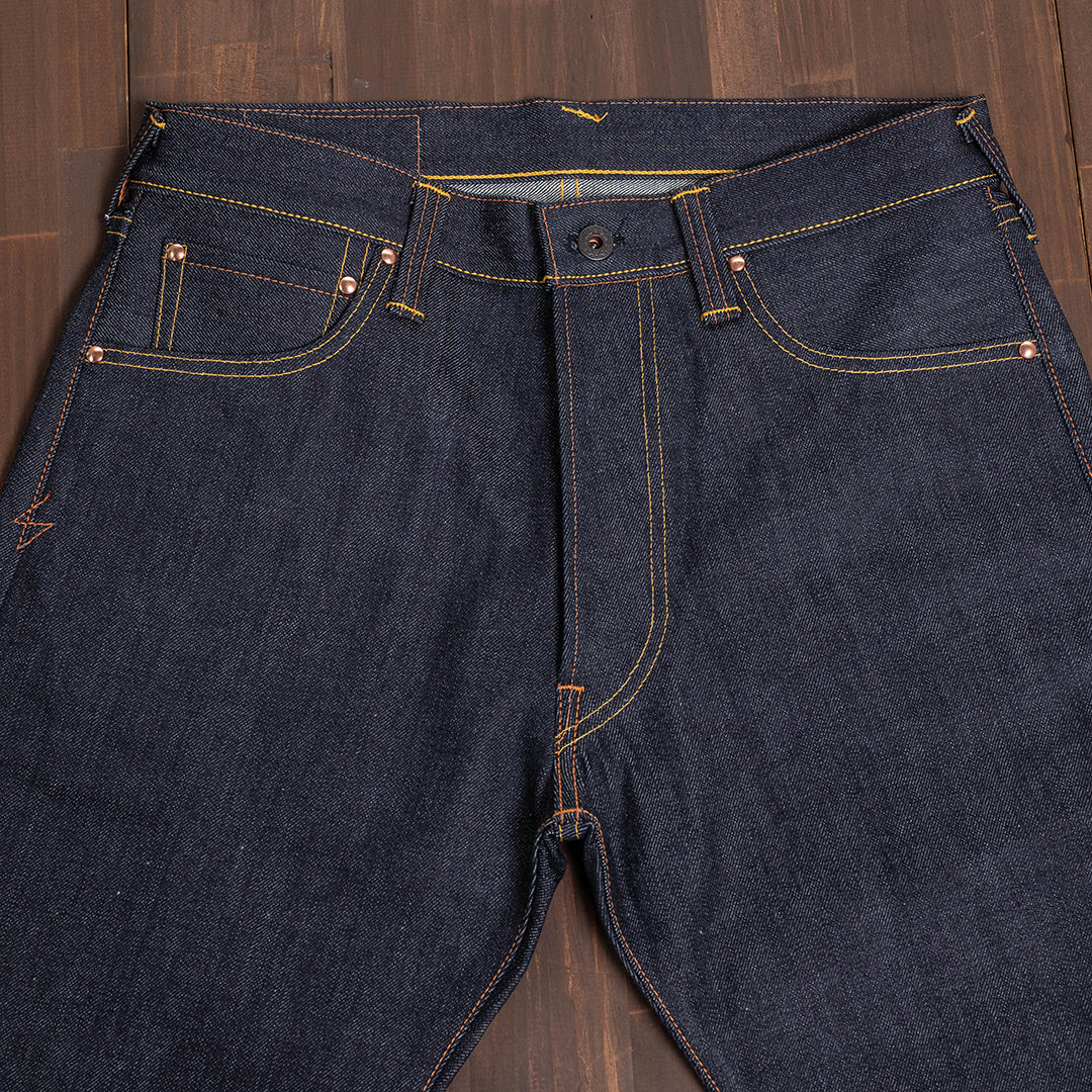 【限定生産】Lot.1990 "Ginjyo" Regular Straight Fit Jeans with 15oz Heavy Wgt Denim (Washed) 【レギュラーストレート／吟醸／15oz／ヘビーウェイトデニム／ワンウォッシュ】