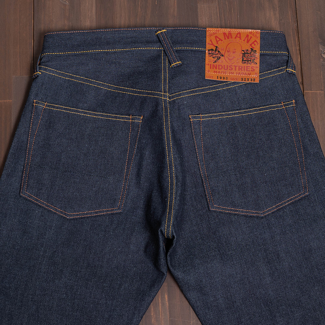 【限定生産】Lot.1990 "Ginjyo" Regular Straight Fit Jeans with 15oz Heavy Wgt Denim (Washed) 【レギュラーストレート／吟醸／15oz／ヘビーウェイトデニム／ワンウォッシュ】