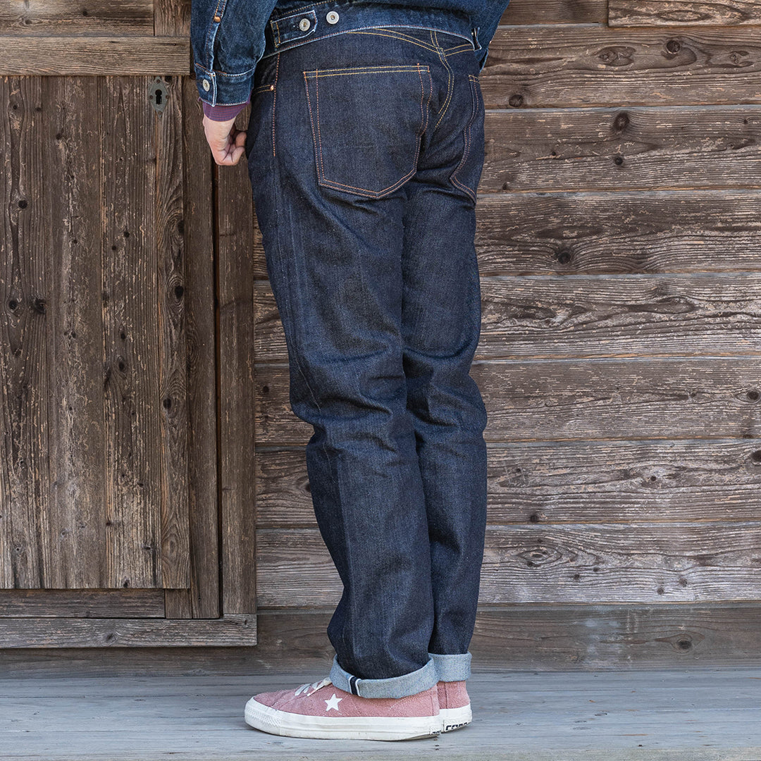 【限定生産】Lot.1990 "Ginjyo" Regular Straight Fit Jeans with 15oz Heavy Wgt Denim (Raw and Rigid) 【レギュラーストレート／吟醸／15ozヘビーウェイトデニム／ノンウォッシュ】