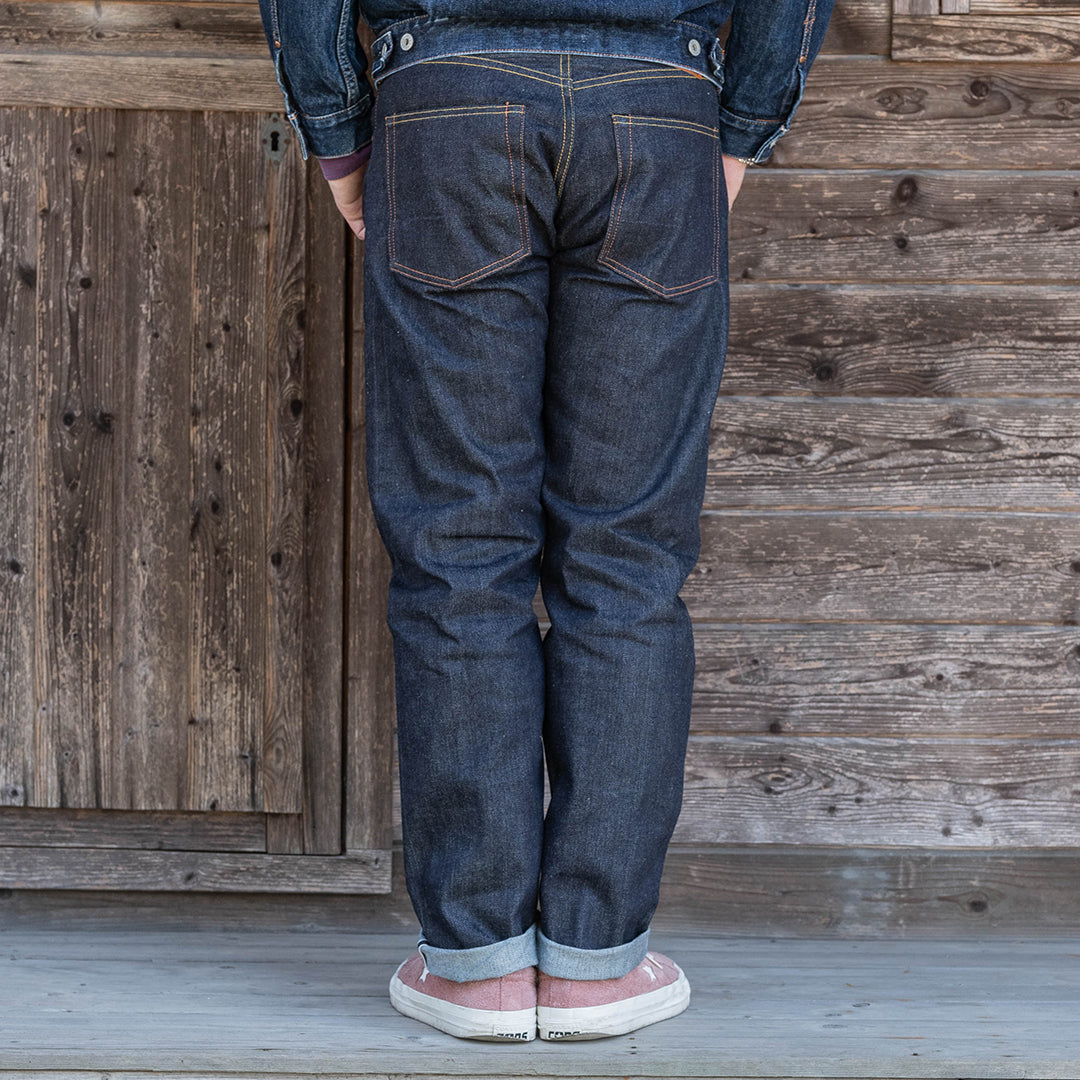 【限定生産】Lot.1990 "Ginjyo" Regular Straight Fit Jeans with 15oz Heavy Wgt Denim (Washed) 【レギュラーストレート／吟醸／15oz／ヘビーウェイトデニム／ワンウォッシュ】