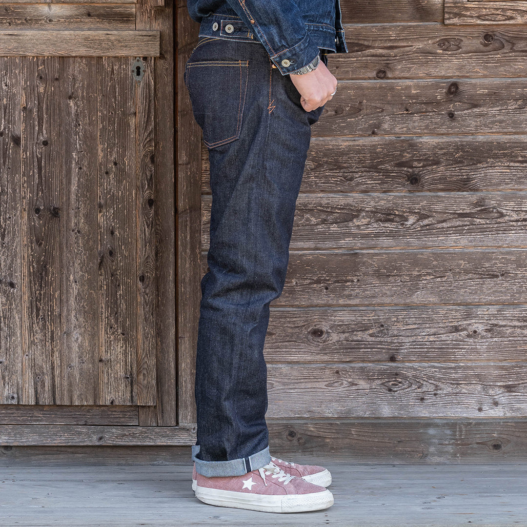 【限定生産】Lot.1990 "Ginjyo" Regular Straight Fit Jeans with 15oz Heavy Wgt Denim (Raw and Rigid) 【レギュラーストレート／吟醸／15ozヘビーウェイトデニム／ノンウォッシュ】