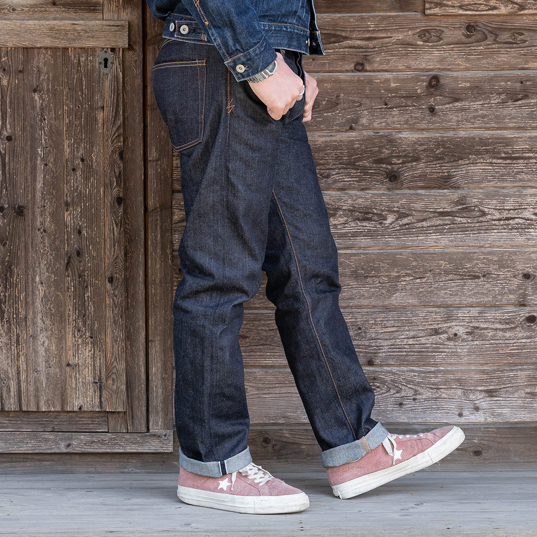 【限定生産】Lot.1990 "Ginjyo" Regular Straight Fit Jeans with 15oz Heavy Wgt Denim (Washed) 【レギュラーストレート／吟醸／15oz／ヘビーウェイトデニム／ワンウォッシュ】