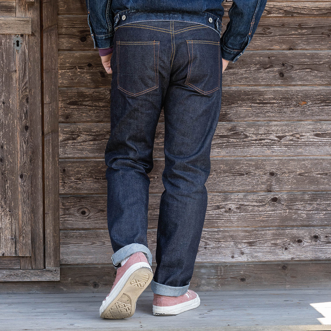 【限定生産】Lot.1990 "Ginjyo" Regular Straight Fit Jeans with 15oz Heavy Wgt Denim (Raw and Rigid) 【レギュラーストレート／吟醸／15ozヘビーウェイトデニム／ノンウォッシュ】