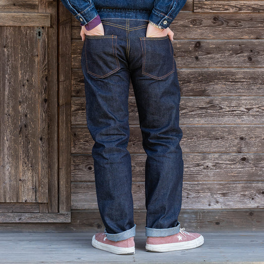 【限定生産】Lot.1990 "Ginjyo" Regular Straight Fit Jeans with 15oz Heavy Wgt Denim (Washed) 【レギュラーストレート／吟醸／15oz／ヘビーウェイトデニム／ワンウォッシュ】