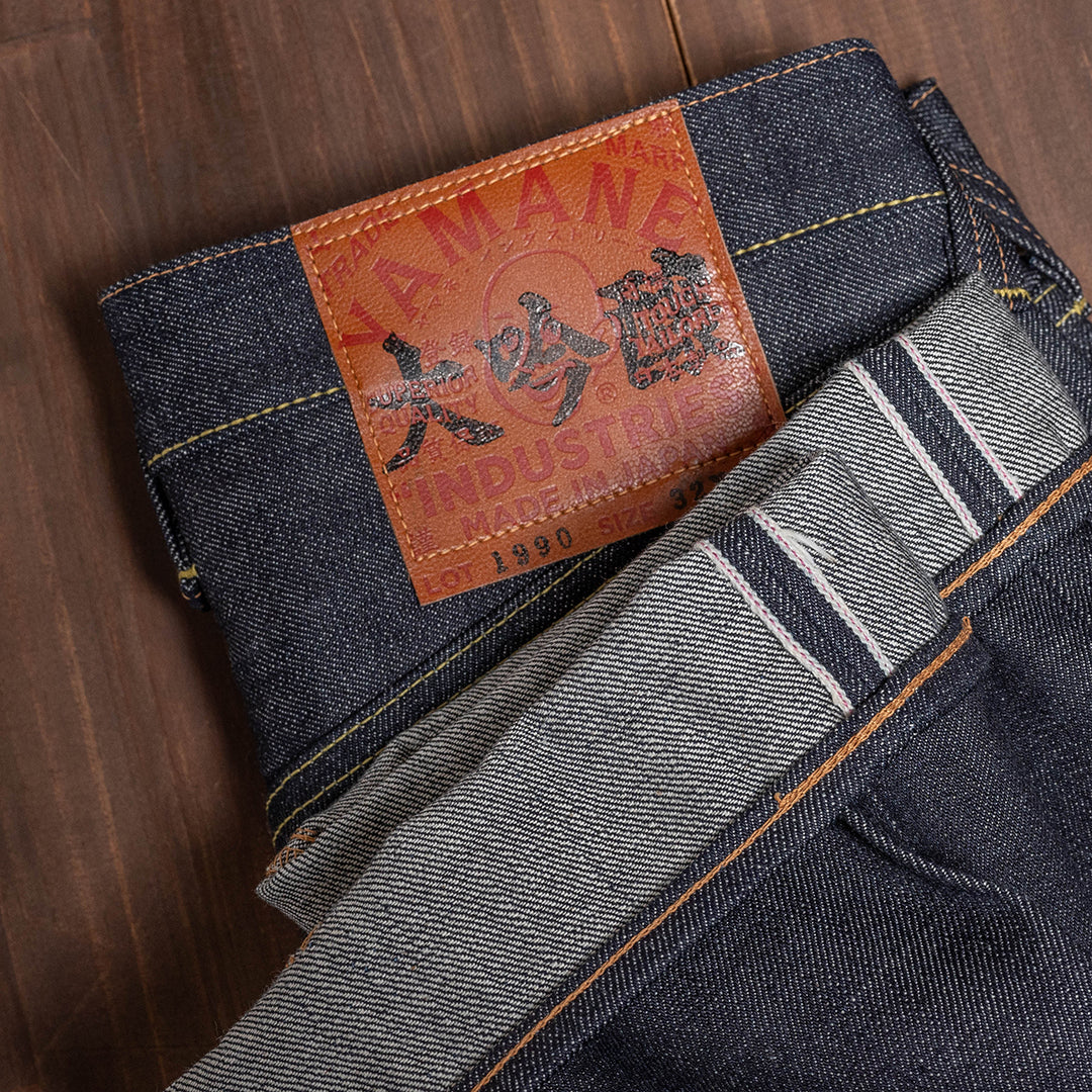 YAMANE LABOR#7000 緑耳ストレートデニムジーンズ34 LABOR ジーンズ | kenblo。