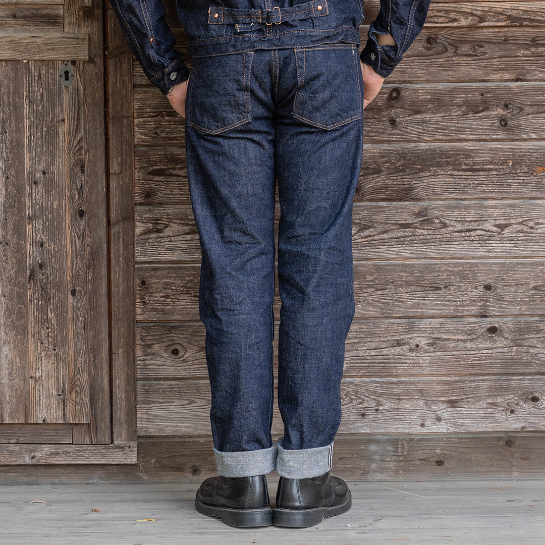 【限定】Lot.1990 "Shimofuri" Regular Straight Fit Jeans 14.35oz Uneven Denim (Washed) 【レギュラーストレート／霜降り／ワンウォッシュ】