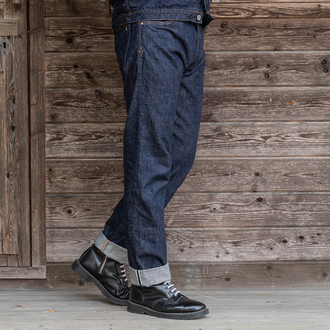 【限定】Lot.1990 "Shimofuri" Regular Straight Fit Jeans 14.35oz Uneven Denim (Washed) 【レギュラーストレート／霜降り／ワンウォッシュ】