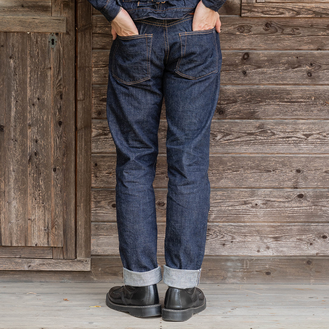 【限定】Lot.1990 "Shimofuri" Regular Straight Fit Jeans 14.35oz Uneven Denim (Washed) 【レギュラーストレート／霜降り／ワンウォッシュ】