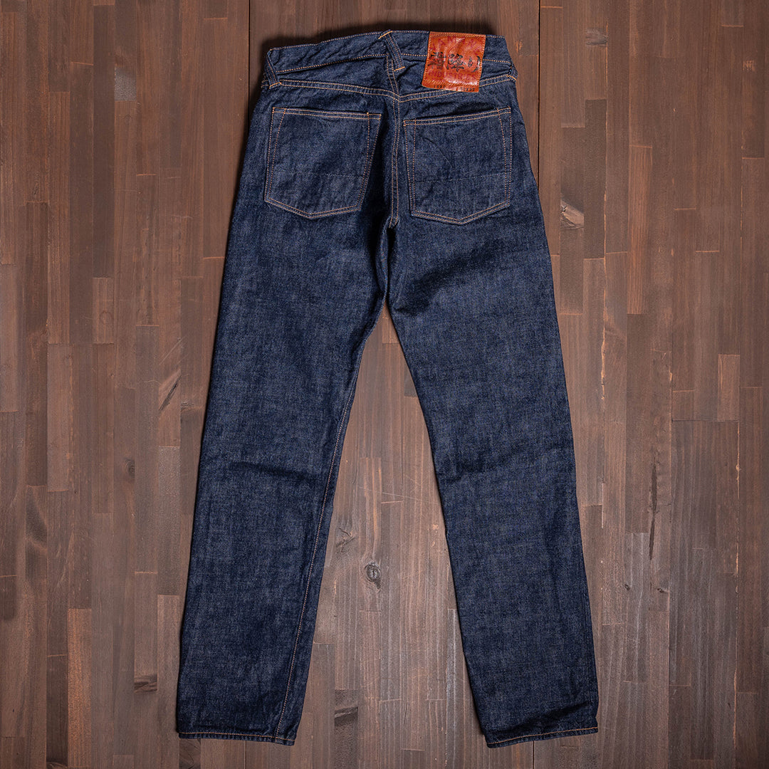 【限定】Lot.1990 "Shimofuri" Regular Straight Fit Jeans 14.35oz Uneven Denim (Washed) 【レギュラーストレート／霜降り／ワンウォッシュ】