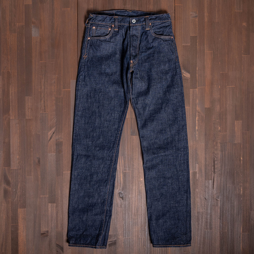 【限定】Lot.1990 "Shimofuri" Regular Straight Fit Jeans 14.35oz Uneven Denim (Washed) 【レギュラーストレート／霜降り／ワンウォッシュ】