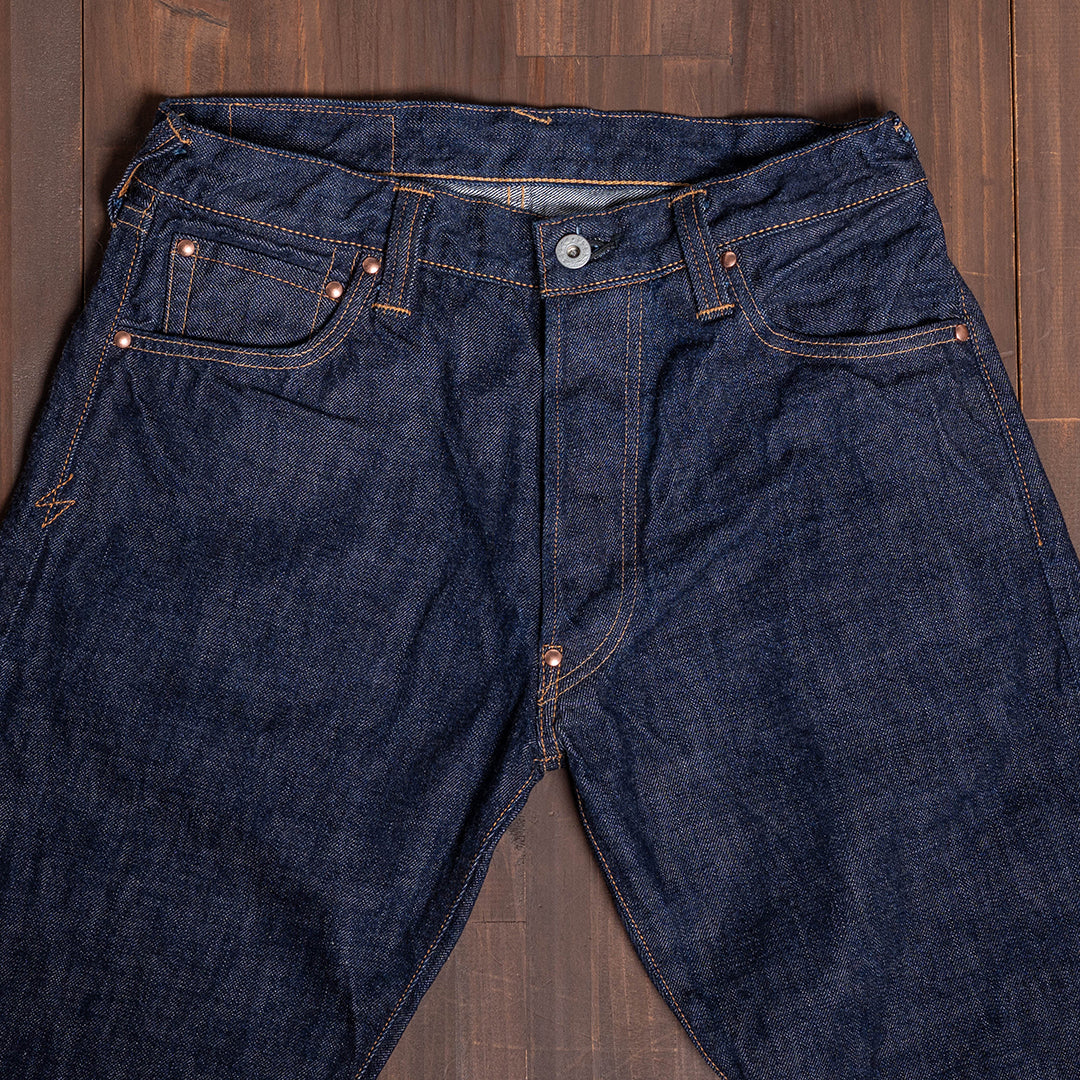 【限定】Lot.1990 "Shimofuri" Regular Straight Fit Jeans 14.35oz Uneven Denim (Washed) 【レギュラーストレート／霜降り／ワンウォッシュ】