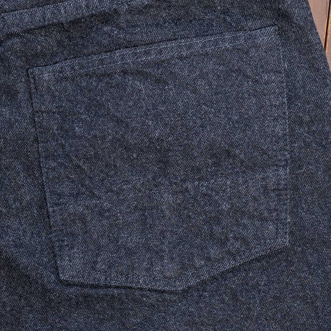 [Limited] Lot.1990 "Karasu(Crow)" Regular Straight Fit Jeans 14oz Black Denim (Washed) [Regular Straight/Karasu/Black Denim/One Wash]