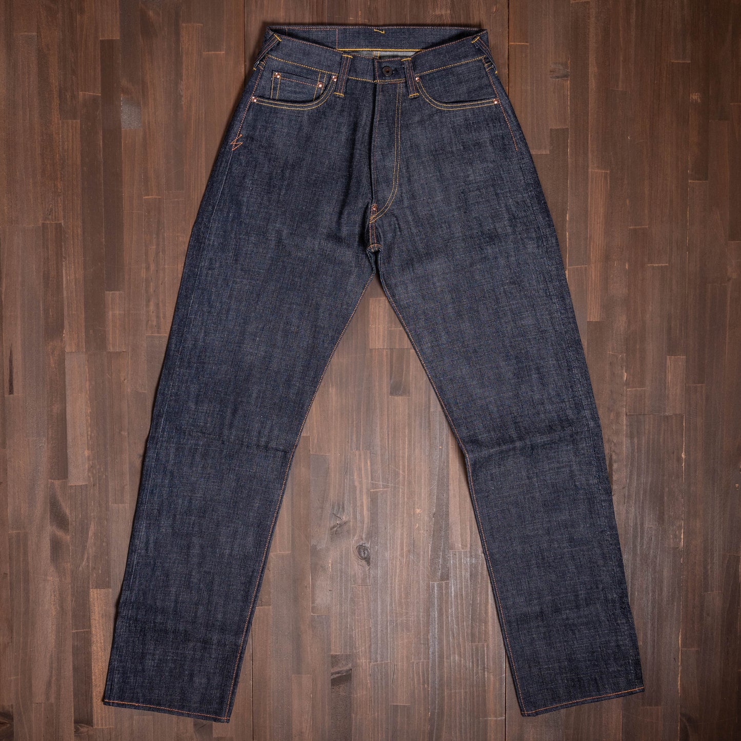 Lot.1991 No.0 Classic Straight Fit Jeans with Heavy-Slub Denim (Washed) [Classic Straight/Heavy Slub Denim/One Wash]