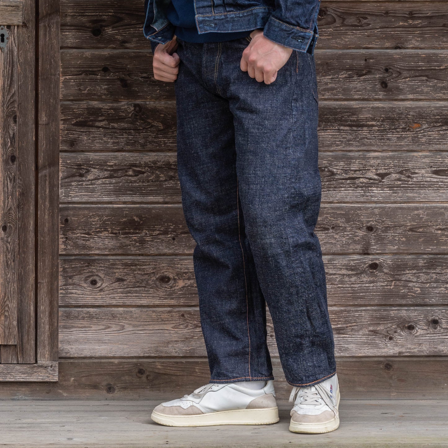 Lot.1991 No.0 Classic Straight Fit Jeans with Heavy-Slub Denim (Washed) [Classic Straight/Heavy Slub Denim/One Wash]