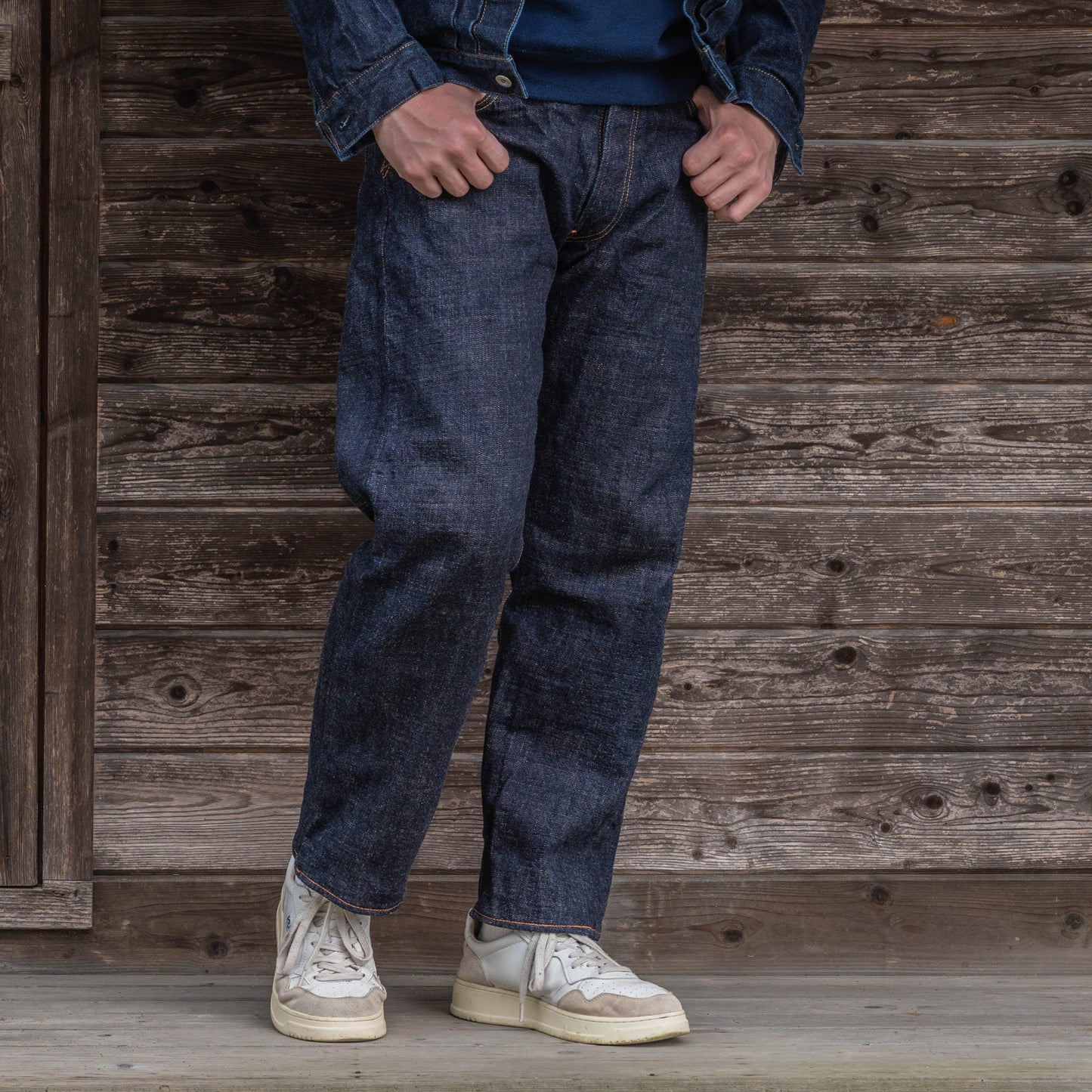 Lot.1991 No.0 Classic Straight Fit Jeans with Heavy-Slub Denim (Washed) [Classic Straight/Heavy Slub Denim/One Wash]