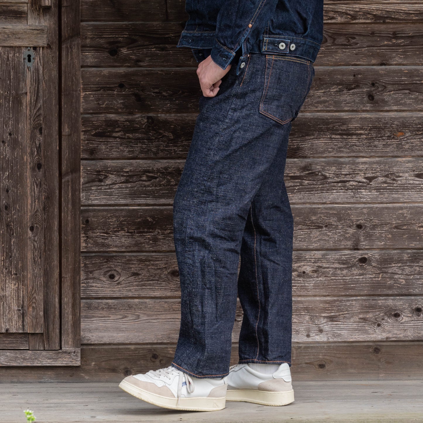 Lot.1991 No.0 Classic Straight Fit Jeans with Heavy-Slub Denim (Washed) [Classic Straight/Heavy Slub Denim/One Wash]