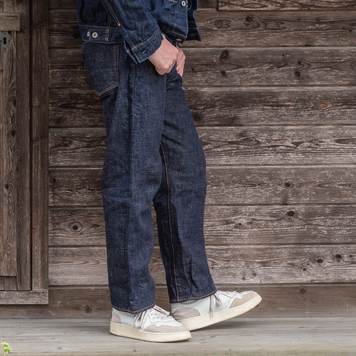 Lot.1991 No.0 Classic Straight Fit Jeans with Heavy-Slub Denim (Washed) [Classic Straight/Heavy Slub Denim/One Wash]